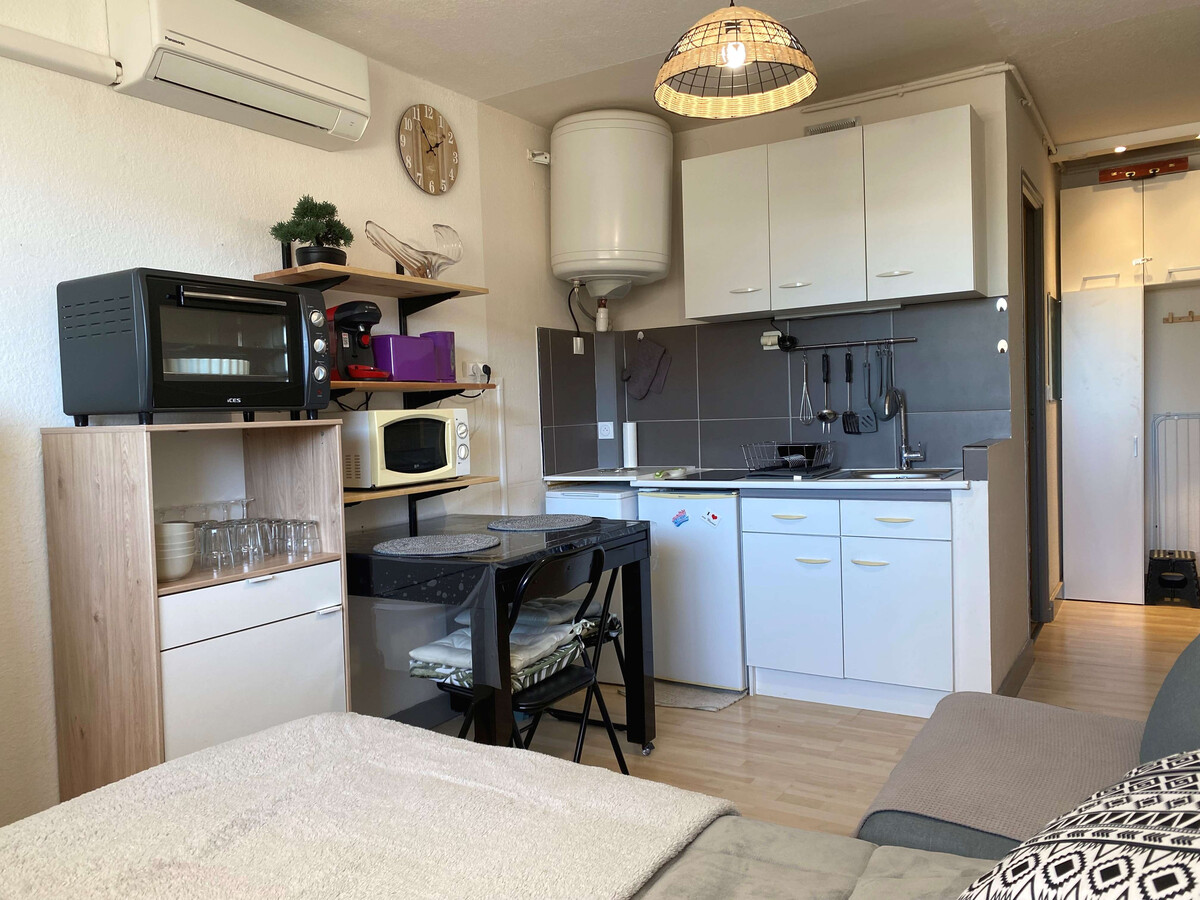 Studio climatisé avec lit 140 à Balaruc-les-Bains - Photo 4