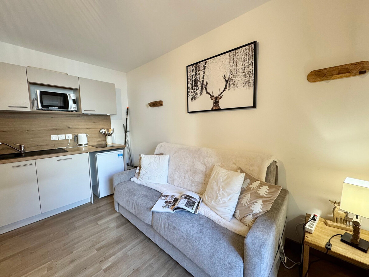 Studio rez-de-chaussée Vars, terrasse et parking couvert - Photo 6