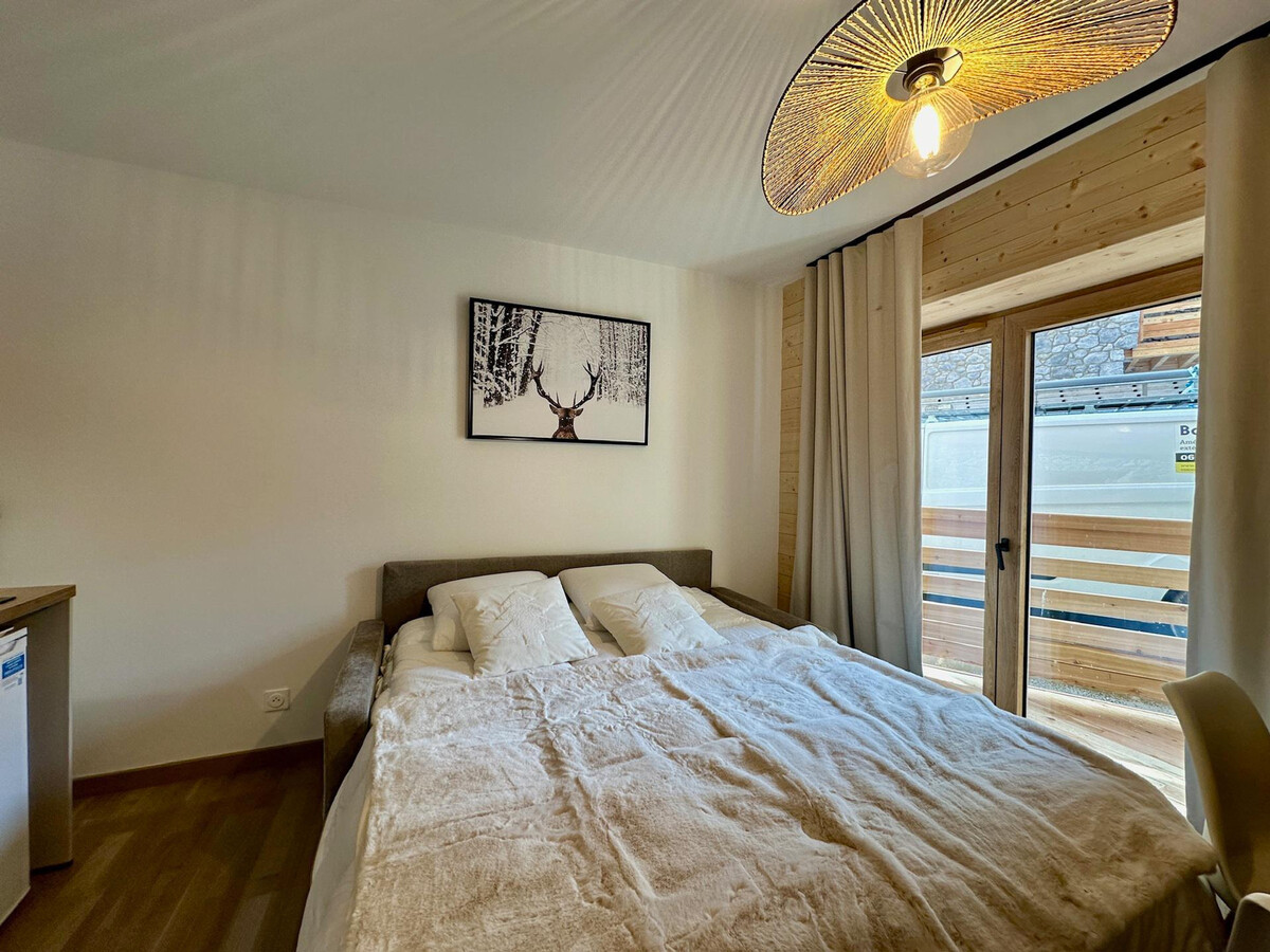 Studio rez-de-chaussée Vars, terrasse et parking couvert - Photo 10