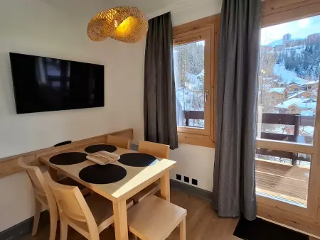 Appart 2 pièces Plagne 1800, balcon Sud, accès piscine : photo 8