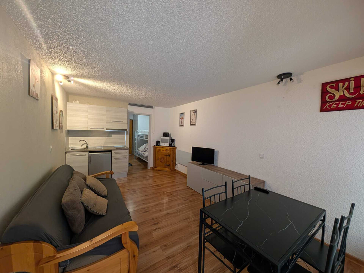 Studio 4 pers 26m² avec balcon et box à skis - Photo 13