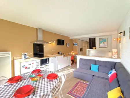 Studio cosy pour 4 pers. à Saint-Lary-Soulan, balcon, parking, lave-linge - Photo 2