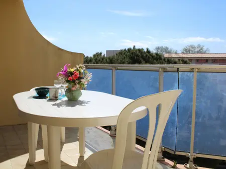 T2 climatisé avec terrasse à 100m de la mer à Cap d'Agde : photo 12