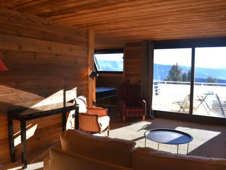 Location appartement à Font Romeu Odeillo Via, Joli T3 cabine avec vue imprenable sur les Pyrénées