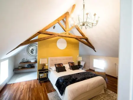 Gîte 6 pers. Grosville : piscine intérieure en chapelle : photo 16
