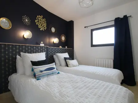 Villa contemporaine Saint-Marcouf, accès direct plage : photo 14