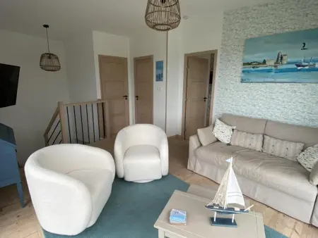 Villa contemporaine Saint-Marcouf, accès direct plage : photo 17