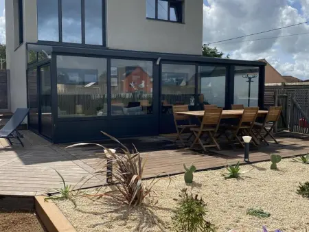 Villa contemporaine Saint-Marcouf, accès direct plage : photo 23