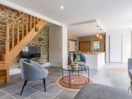 Gîte 6 pers. vue panoramique mer, cheminée, jardin clos : photo 4