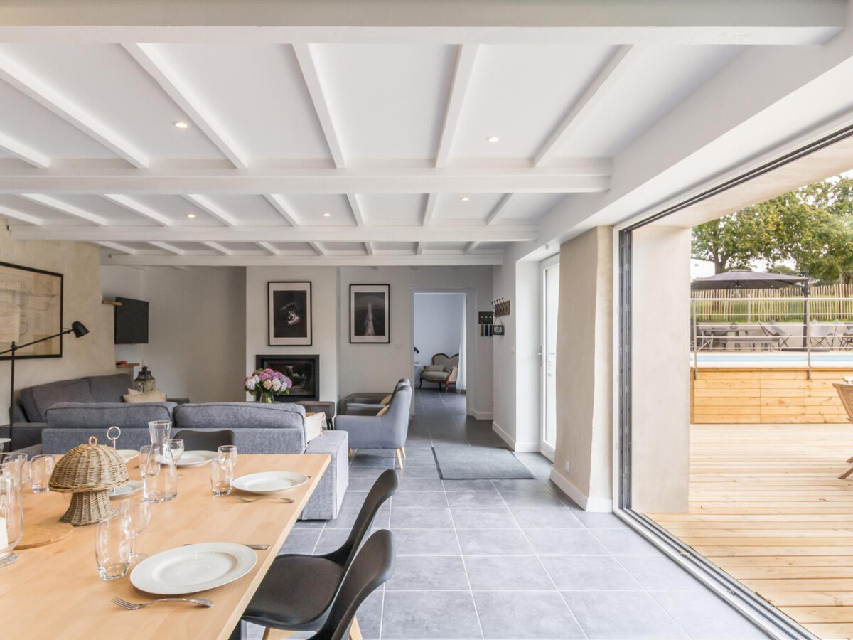 Gîte 15 personnes avec piscine chauffée à Bricqueville-sur-Mer - Photo 12