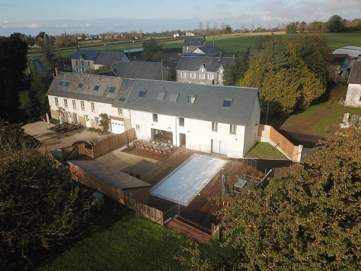 Gîte 15 personnes avec piscine chauffée à Bricqueville-sur-Mer - Photo 34