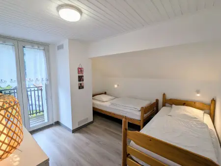 Appartement montagnard La Bresse, 4 pers, terrasse privée : photo 12