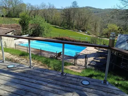 Chalet bois 4 pers. avec piscine partagée à Saint-Pompont : photo 2