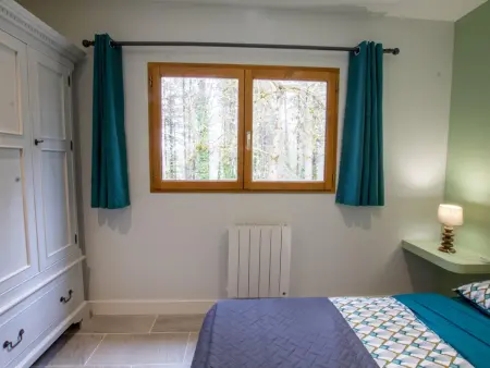 Chalet bois 4 pers. avec piscine partagée à Saint-Pompont : photo 10