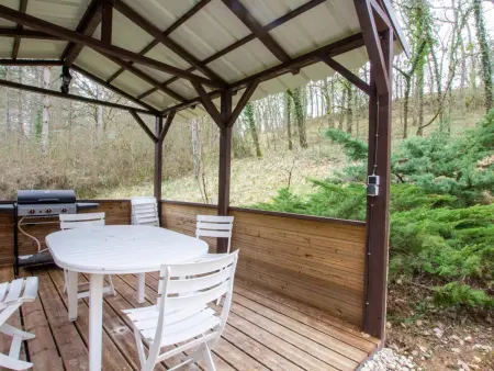 Chalet bois 4 pers. avec piscine partagée à Saint-Pompont : photo 19