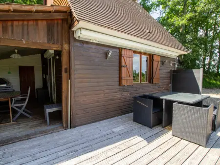 Chalet bois 42 m² avec piscine partagée à Saint-Pompont : photo 7