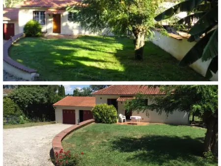 Gîte Dordogne : maison au bord de l'eau, accès voie verte : photo 13