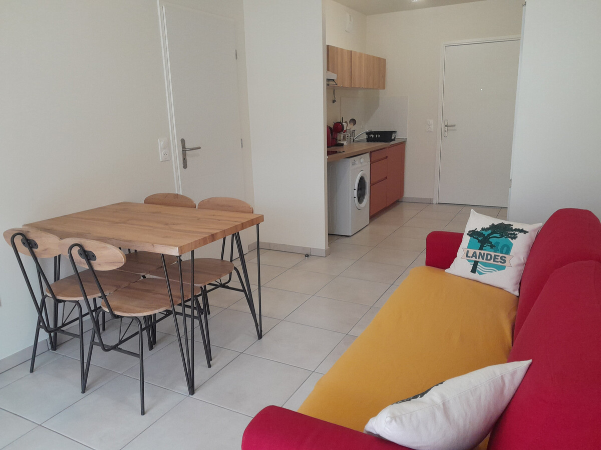 Appartement 4 pers à Mimizan Plage, accès direct plage - Photo 2