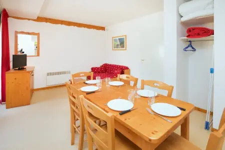 Location appartement à Val Cenis, Appartement avec balcon pour 6 personnes