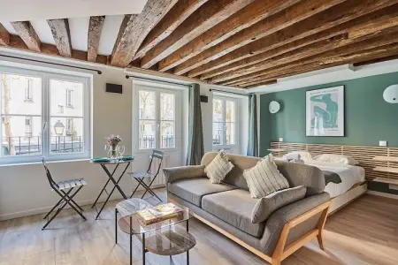 Location appartement à Paris, Charmant Studio Centre de Paris-Montorgueil