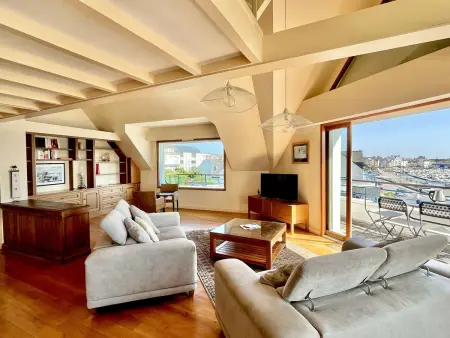 Duplex 132 m² face au port d'Étel, vue panoramique Ria - Photo 2