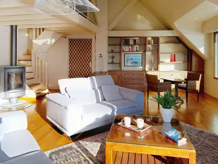 Duplex 132 m² face au port d'Étel, vue panoramique Ria - Photo 4
