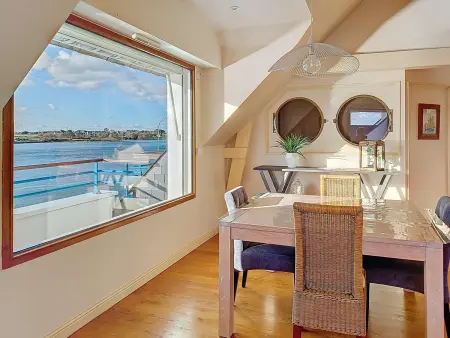 Duplex 132 m² face au port d'Étel, vue panoramique Ria - Photo 6