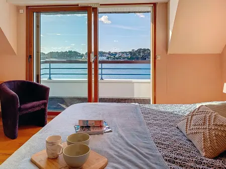 Duplex 132 m² face au port d'Étel, vue panoramique Ria - Photo 16