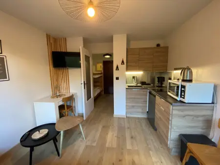 Studio rénové 18 m² avec terrasse et parking à Crest-Voland : photo 5