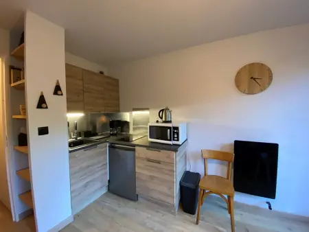 Studio rénové 18 m² avec terrasse et parking à Crest-Voland : photo 6