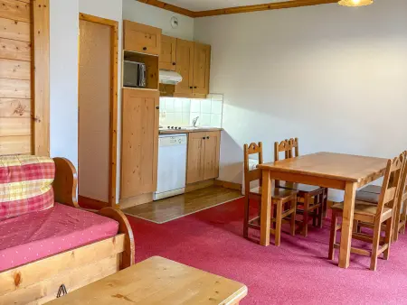 Location appartement à Notre Dame de Bellecombe, T2 lumineux avec balcon, 6 pers, proche pistes