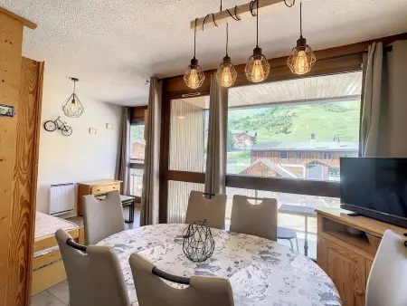 Location appartement à La Toussuire, Studio lumineux 4 pers., animaux admis, emplacement idéal aux pistes