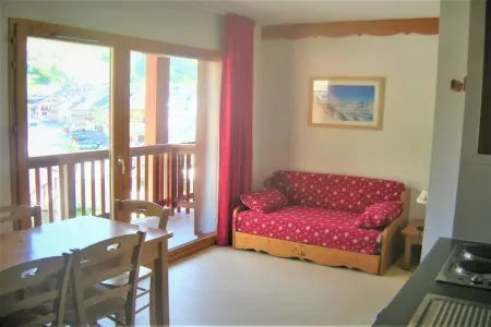 Location appartement à Val Cenis, Appartement avec 2 pièces et balcon