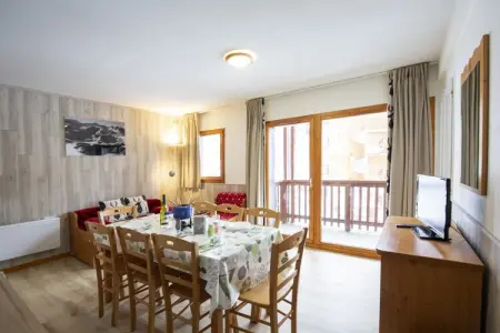 Location appartement à Val Cenis, Appartement pour 8 personnes avec parking