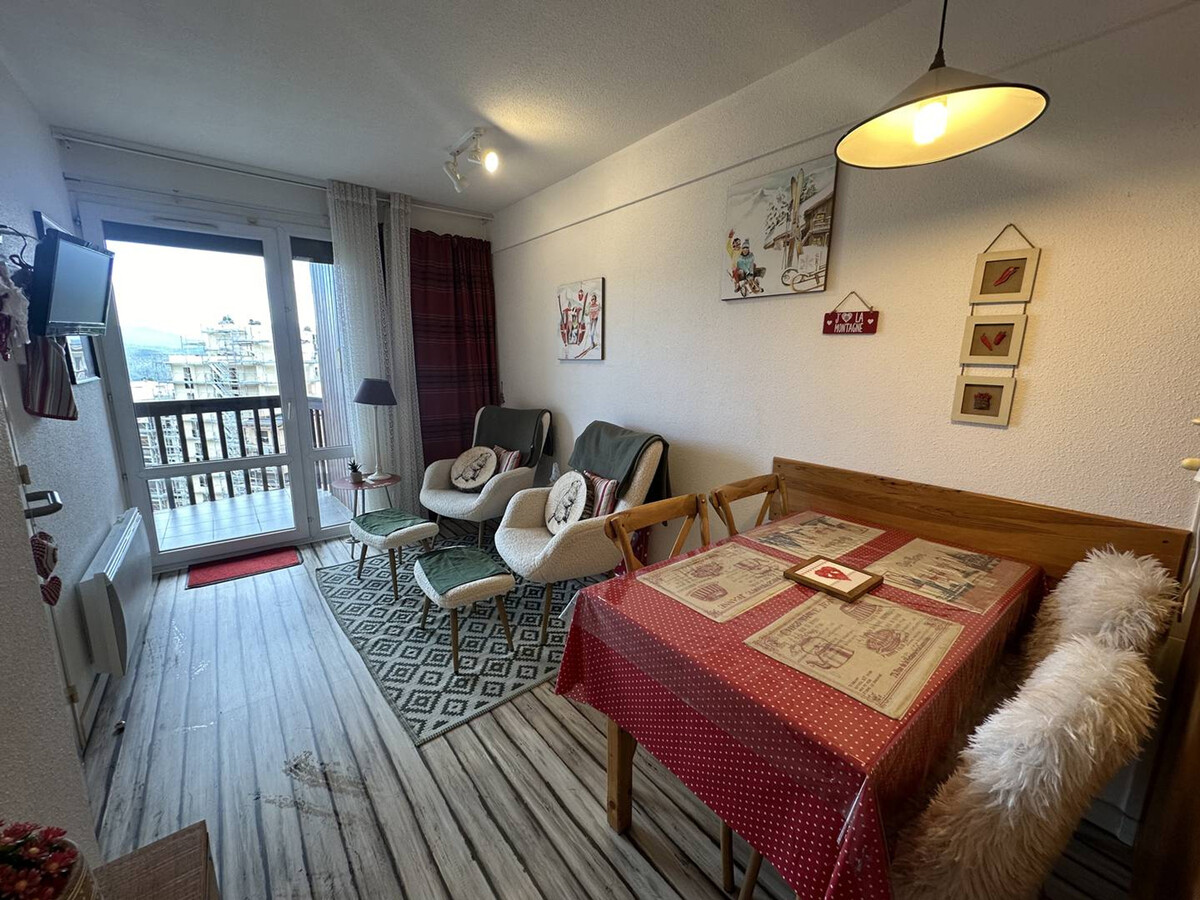 F2 aux Angles au pied des pistes, balcon vue lac - Photo 2