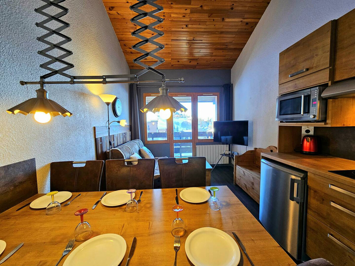 Appartement 2 pièces 6 pers., balcon ouest - La Plagne - Photo 9