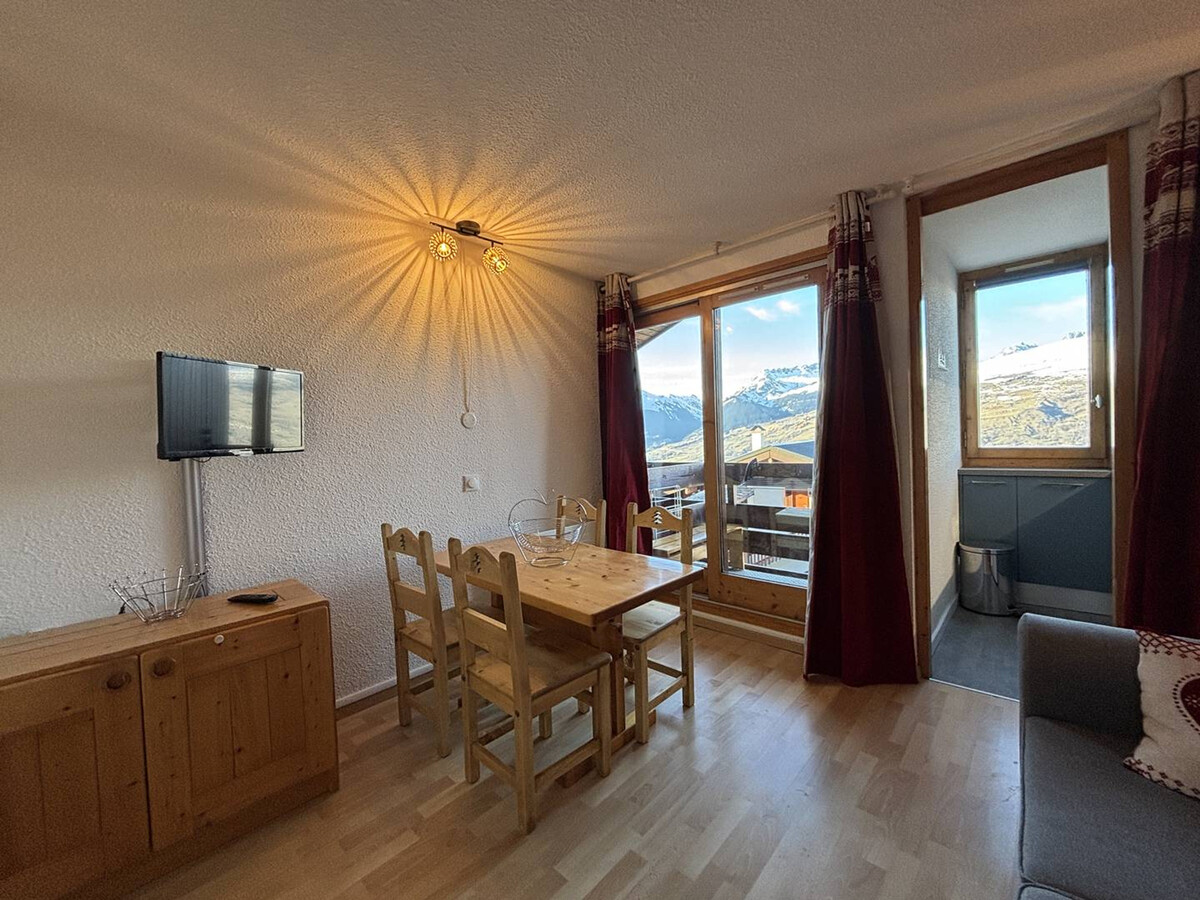 2 pièces 4 pers, balcon vue Mont-Blanc, La Plagne - Photo 2