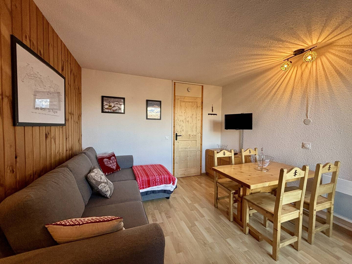 2 pièces 4 pers, balcon vue Mont-Blanc, La Plagne - Photo 6