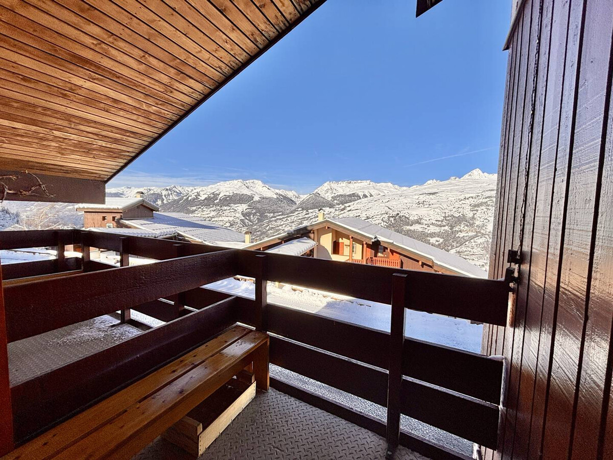 2 pièces 4 pers, balcon vue Mont-Blanc, La Plagne - Photo 9