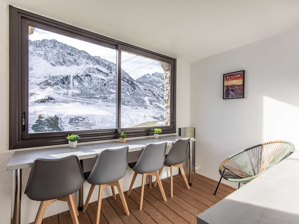 Studio 6 pers, loggia sud, 400 m des pistes à La Mongie - Photo 9