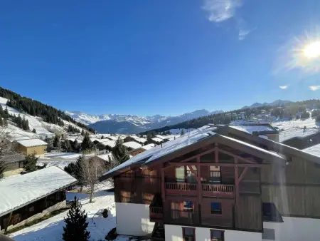 Studio 4 personnes Hauteluce, balcon sud et casier à skis : photo 9