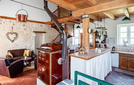 Maison 6 pers. dans bâtiment historique avec piscine : photo 7