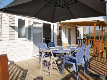 Location maison à Erdeven, Mobil-home calme 4 pièces, proche plage, Erdeven