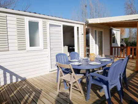 Mobil-home 4 pièces, 1 km plage, terrain privé clos : photo 7