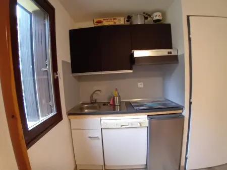 Studio cabine 26m² aux Carroz, 50m du ski bus gratuit : photo 3