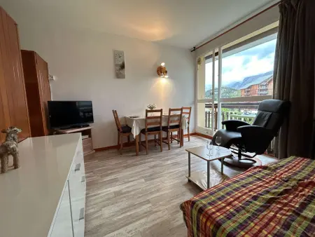 Studio 4 pers. Le Dévoluy, 50m des pistes, terrasse : photo 10
