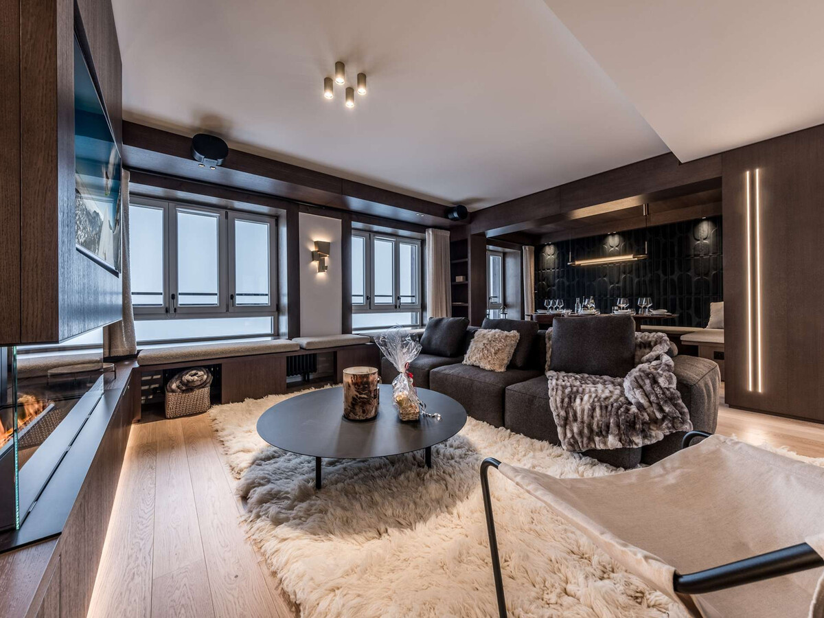 Appartement 9 pers., ski aux pieds à Courchevel, terrasse panoramique - Photo 1