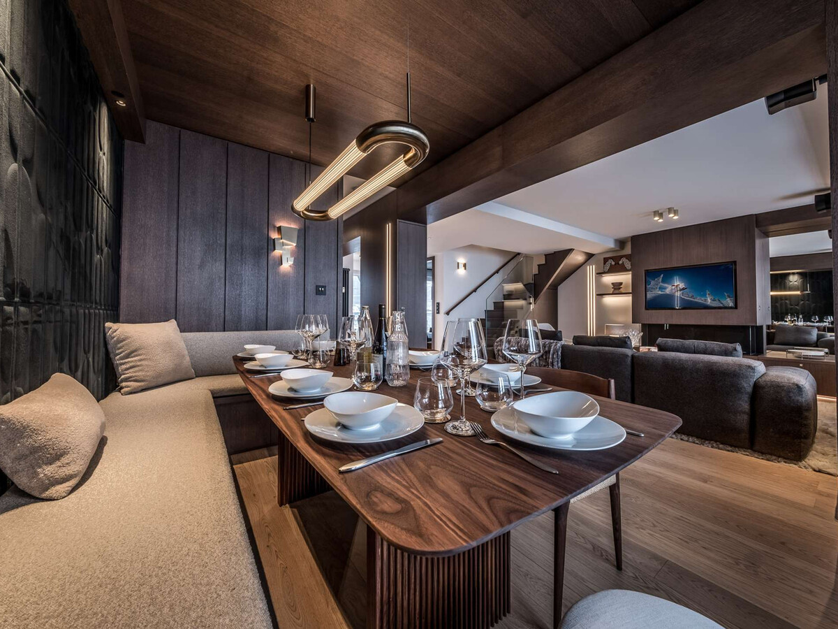 Appartement 9 pers., ski aux pieds à Courchevel, terrasse panoramique - Photo 2