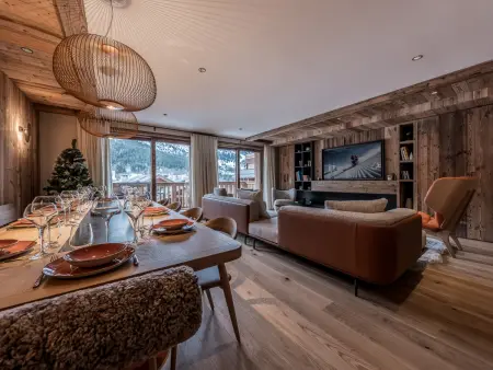Appartement de luxe, 3 chambres, cheminée, conciergerie 5*, ski room, non-fumeur - Photo 1