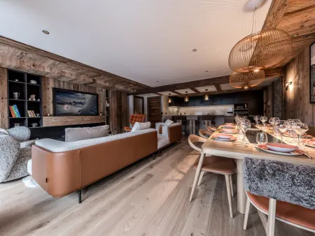Appartement de luxe, 3 chambres, cheminée, conciergerie 5*, ski room, non-fumeur - Photo 6